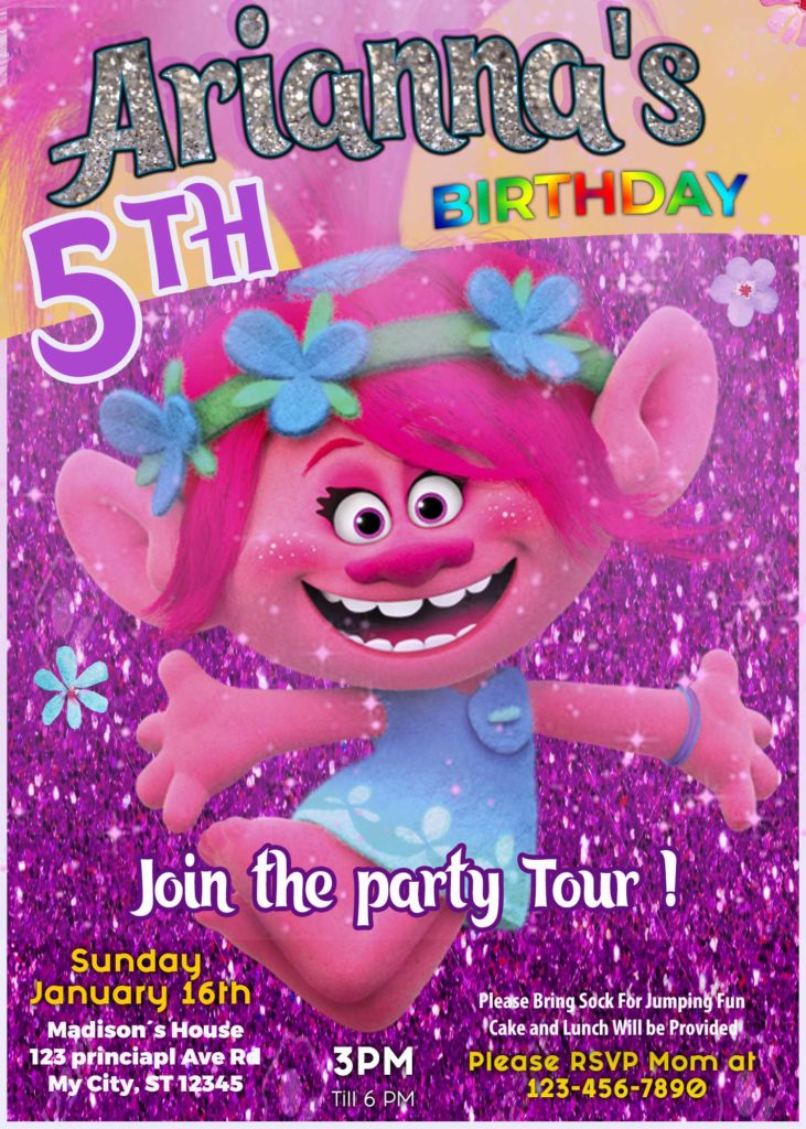 trolls-world-tour-invitation-queen-poppy-invite