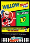 Harley Quinn Birthday Party Invitation | DigitalInvite