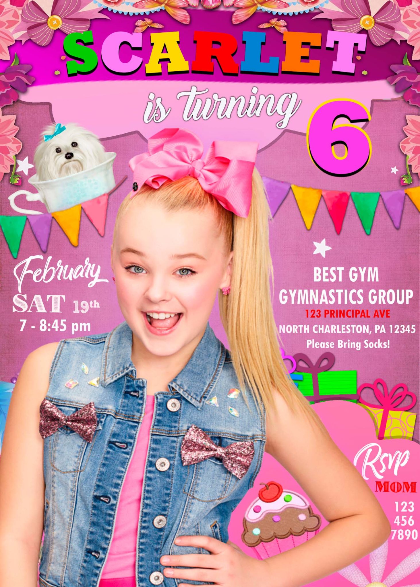 Jojo Siwa Birthday Party Invitation | Lovely Invite