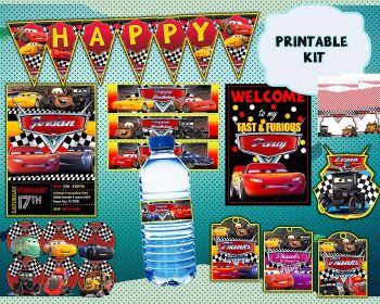 Cars 3 Printable Party Kit 1
