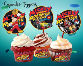 Mickey and the Roadster Racers Cupcake Toppers 1