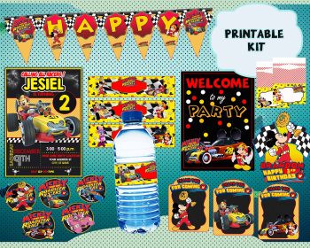 Mickey and the Roadster Racers Printable Party Kit 1