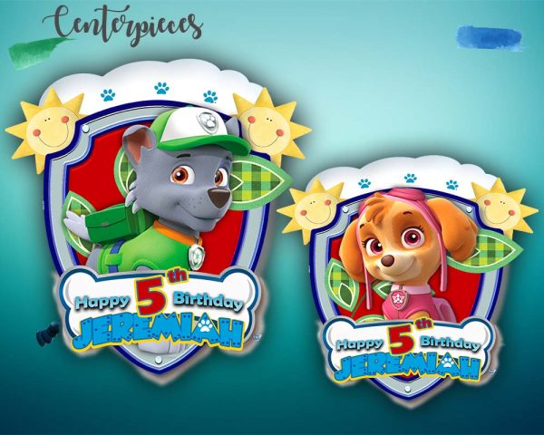 Paw Patrol Party Centerpieces | Printable design