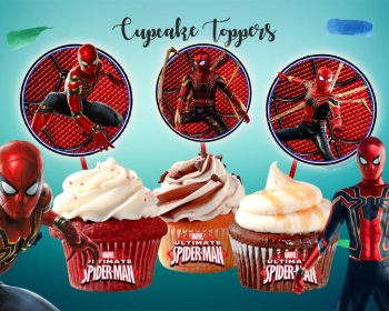 Spider-man Cupcake Toppers 1