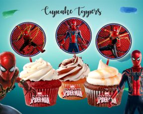 Spider-man Cupcake Toppers 3