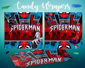 Spider-man Into The Spider-verse Candy Bar Wrapper 1