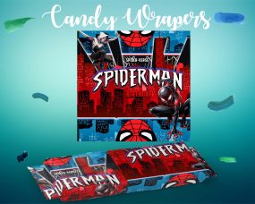 Spider-man Into The Spider-verse Candy Bar Wrapper 3