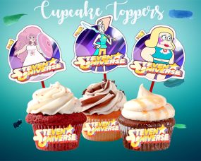 Steven Universe Cupcake Toppers 1