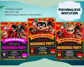 The Incredibles Printable Party Kit 3
