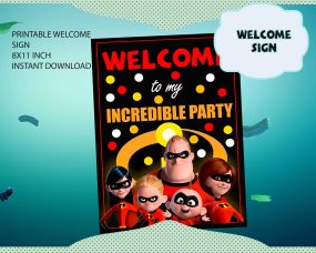 The Incredibles Printable Party Kit 9