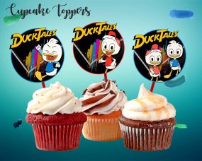 Ducktales Cupcake Toppers 1