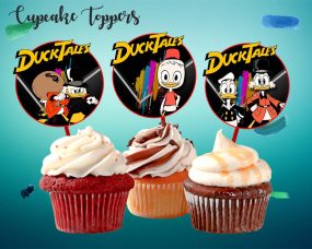 Ducktales Cupcake Toppers 2