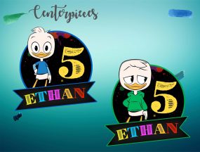 Ducktales Party Centerpieces 1