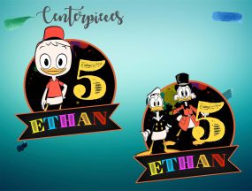 Ducktales Party Centerpieces 3