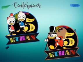 Ducktales Party Centerpieces 4