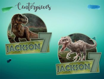Jurassic World Party Centerpieces