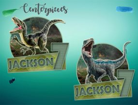 Jurassic World Party Centerpieces 4