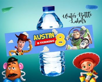 Toy Story Water Bottle Labels 2