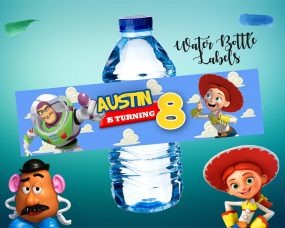 Toy Story Water Bottle Labels 3