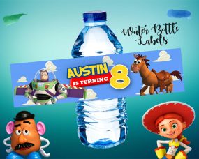 Toy Story Water Bottle Labels 5