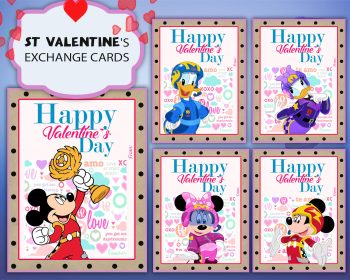 Mickey Mouse Roadster Racers Valentines Day Cards 1
