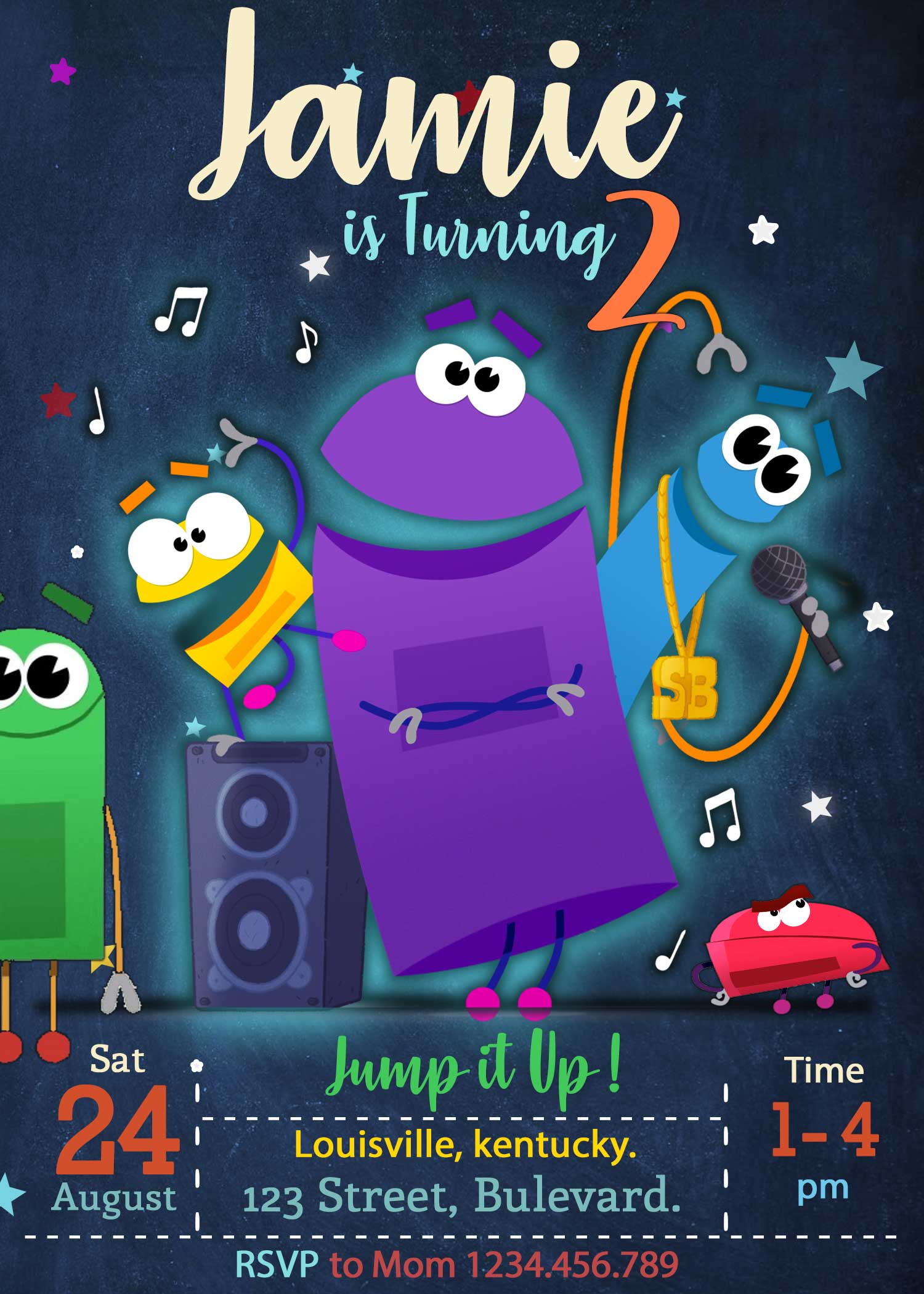 StoryBots Birthday Invitation