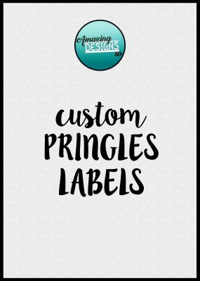 Custom Pringles Labels