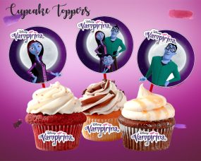 Vampirina Cupcake Toppers 1