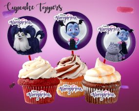 Vampirina Cupcake Toppers