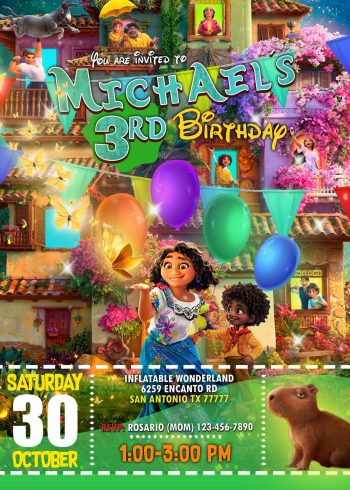 Encanto Birthday Invitation