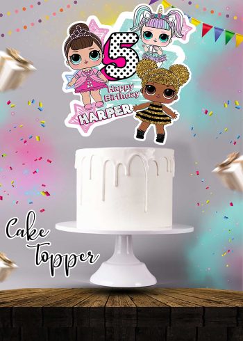 LOL Surprise Dolls Cake Topper