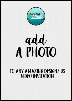 Add a Photo to your Video Invitation