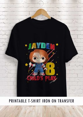 Chucky Birthday Shirt Iron On Transfer