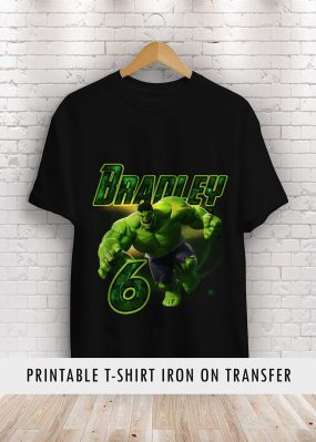 Hulk Birthday Shirt Iron On Transfer