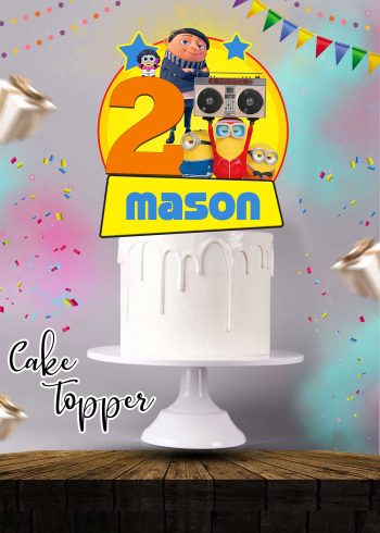 Minions 2 Cake Topper