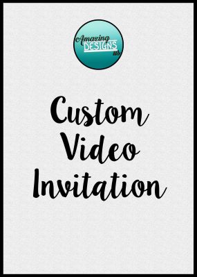Custom Birthday Video Invitation