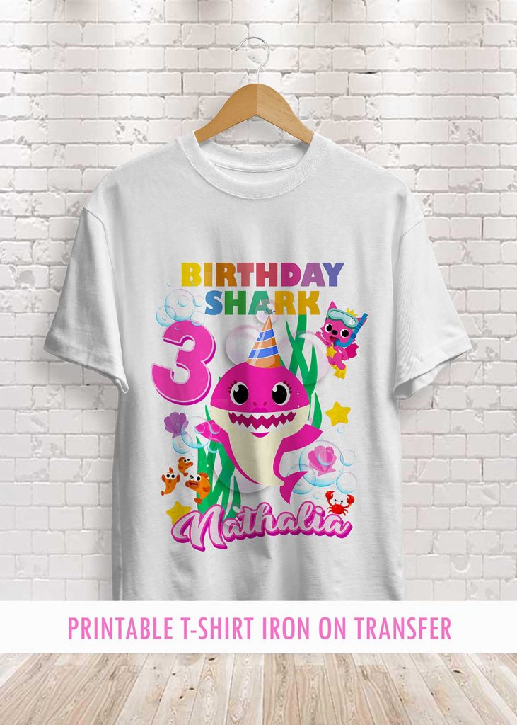 Roblox Girl Birthday Shirt Iron On Transfer | Personalized