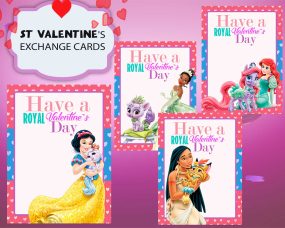 Disney Princess Valentines Day Cards 2