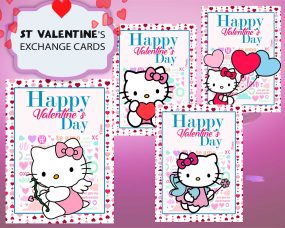 Hello Kitty Valentines Day Cards 2