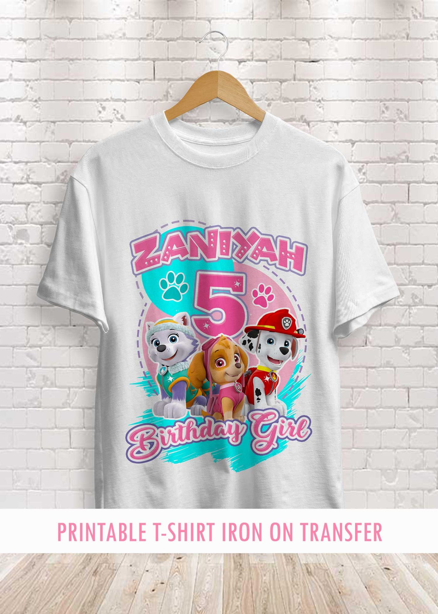 Paw Patrol Birthday Shirt Transfer - Paw Patrol Birthday Shirt Transfer For Girl 1463x2048 