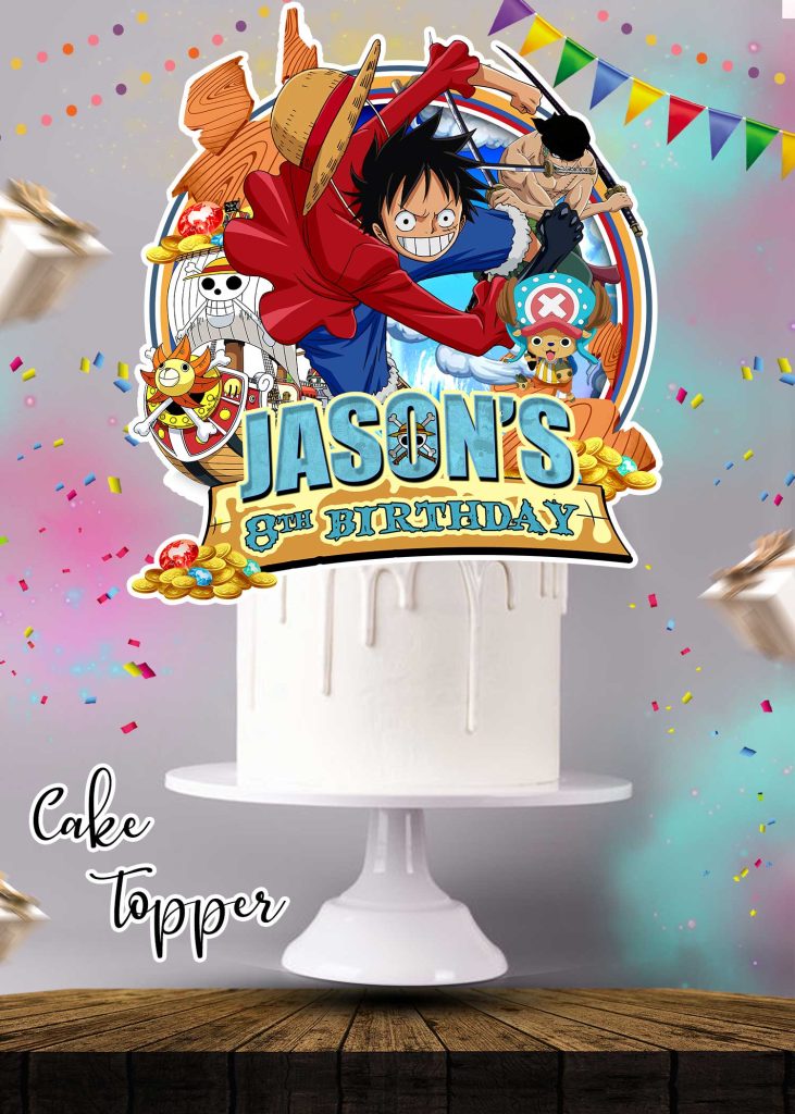 One Piece Cake Topper | Digital and printable one-piece-cake-topper-digital-and-printable