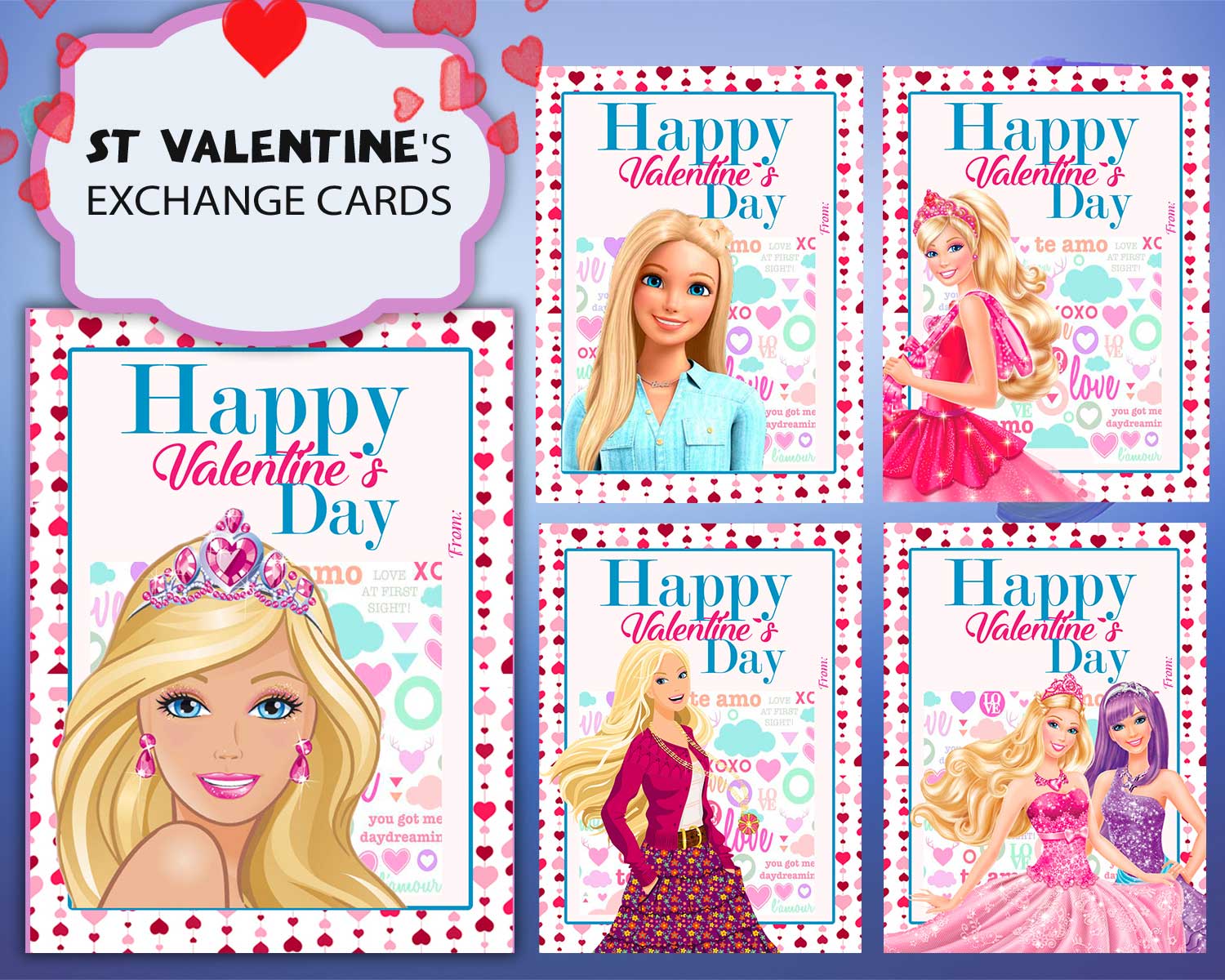 Barbie valentines best sale