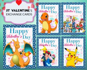 Pokemon Valentines Day Cards