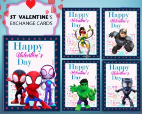 Spidey And His Amazing Friends Valentines Day Cards