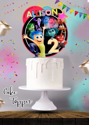 Inside Out 2 Cake Topper