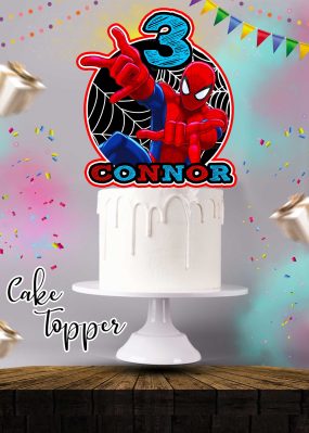 Spiderman Cake Topper