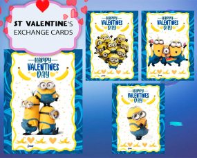 Minions Valentines Day Cards