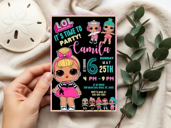lol-surprise-dolls-birthday-invitation-1-1 LOL Surprise Dolls Birthday Invitation Template