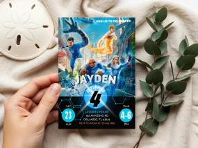 mockup-fantastic-four-birthday-invitation-1-1 The Fantastic Four Birthday Invitation