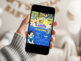 Snow White Birthday Invitation